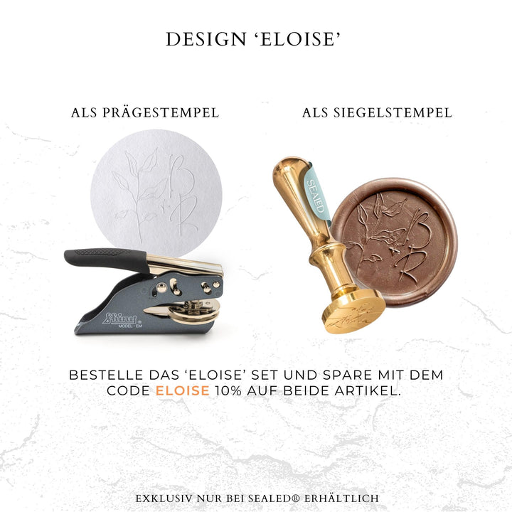 Personalisierter Siegelstempel "Eloise"