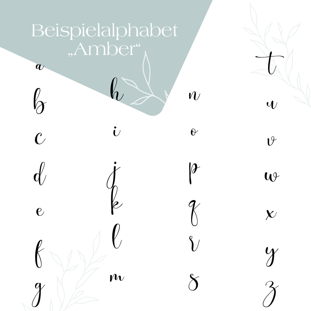 Personalisierter Siegelstempel "Amber"