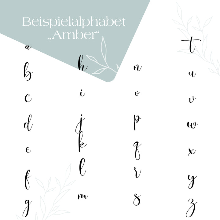 Personalisierter Siegelstempel "Amber"