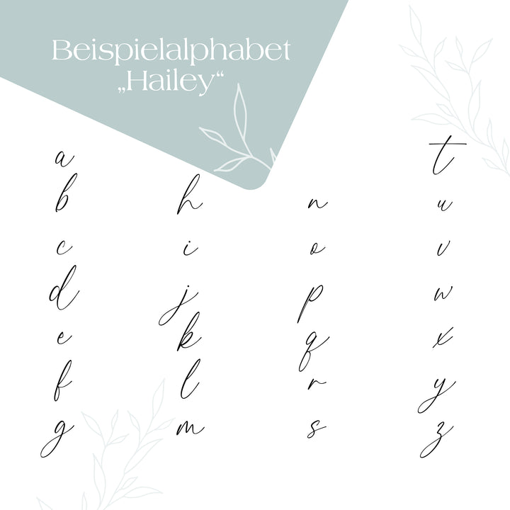 Personalisierter Siegelstempel "Hailey"