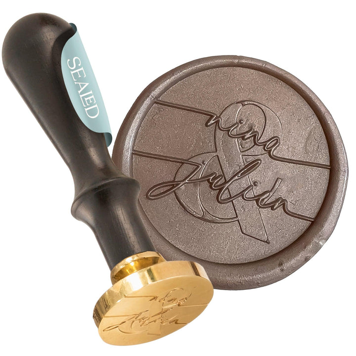 Personalisierter Siegelstempel "Hailey" - Wachssiegel Stempel mit anpassbaren Namen - sealed.shop
