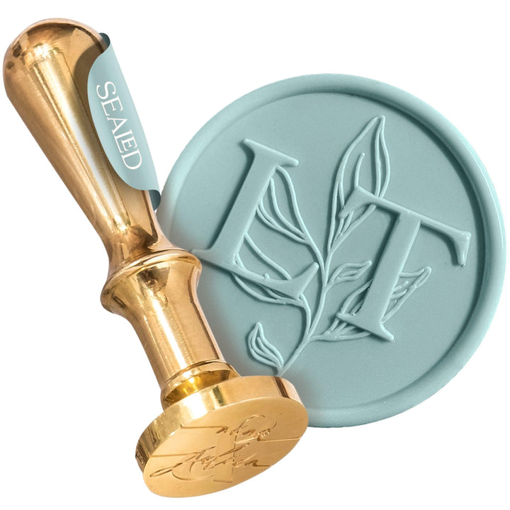 Siegelstempel "Beatrice" - Wachssiegel Stempel mit Personalisierten Initialen - sealed.shop