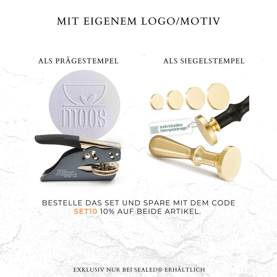Siegelstempel mit eigenem Logo