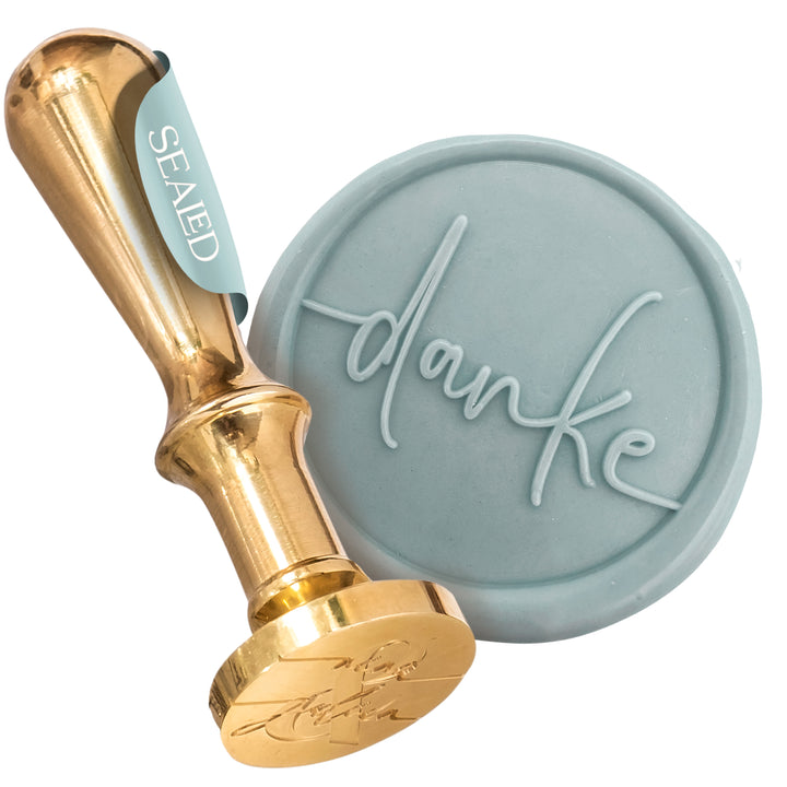 Siegelstempel "Danke"