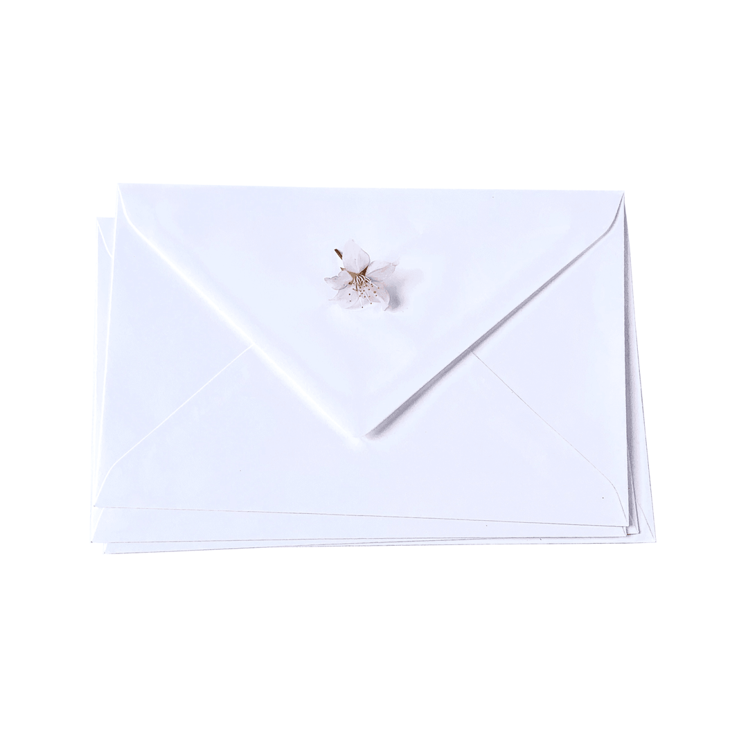 Briefumschlag in Weiß - sealed.shop