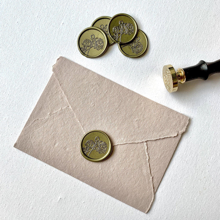 Siegelstempel "Pfingstrosen" - sealed.shop