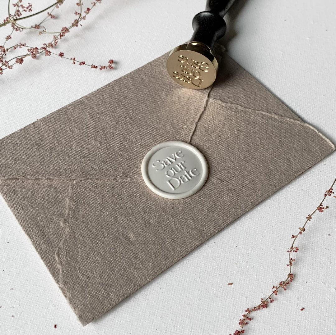 Siegelstempel "Save our Date" - sealed.shop