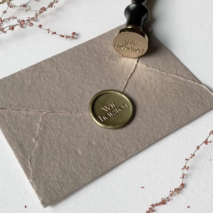 Siegelstempel "Wir heiraten" - sealed.shop
