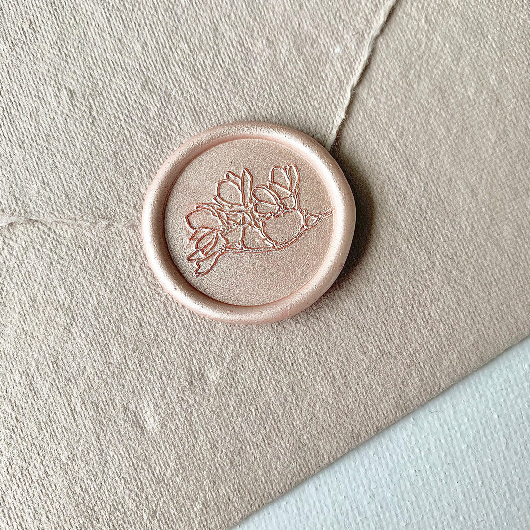 Wachssiegel Magnolie - sealed.shop