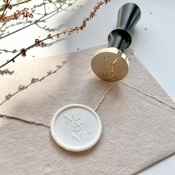 Wachssiegel "Mr & Mr" - sealed.shop