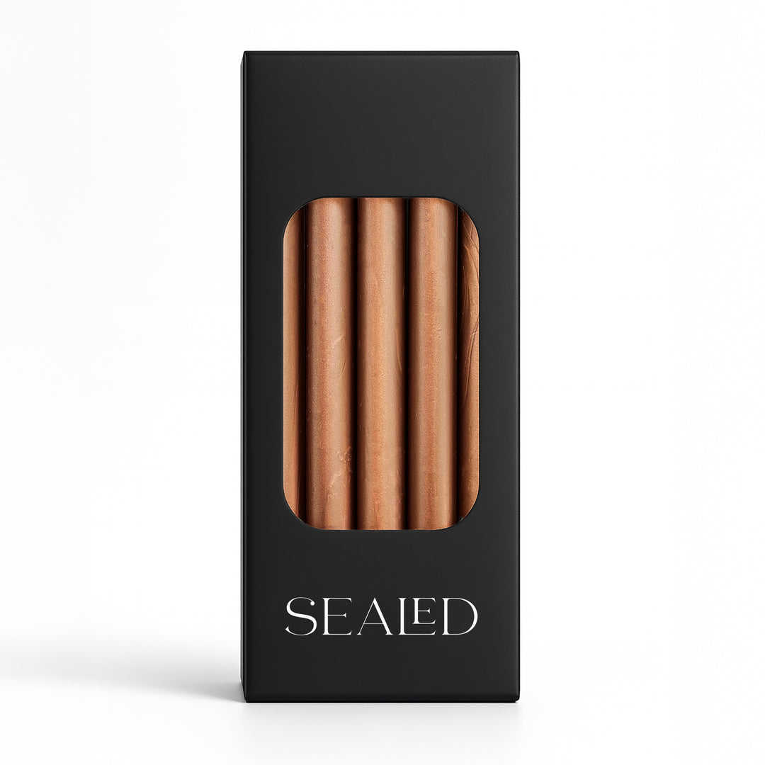 Siegelwachs Stangen 5er Set – Farbe Bronze