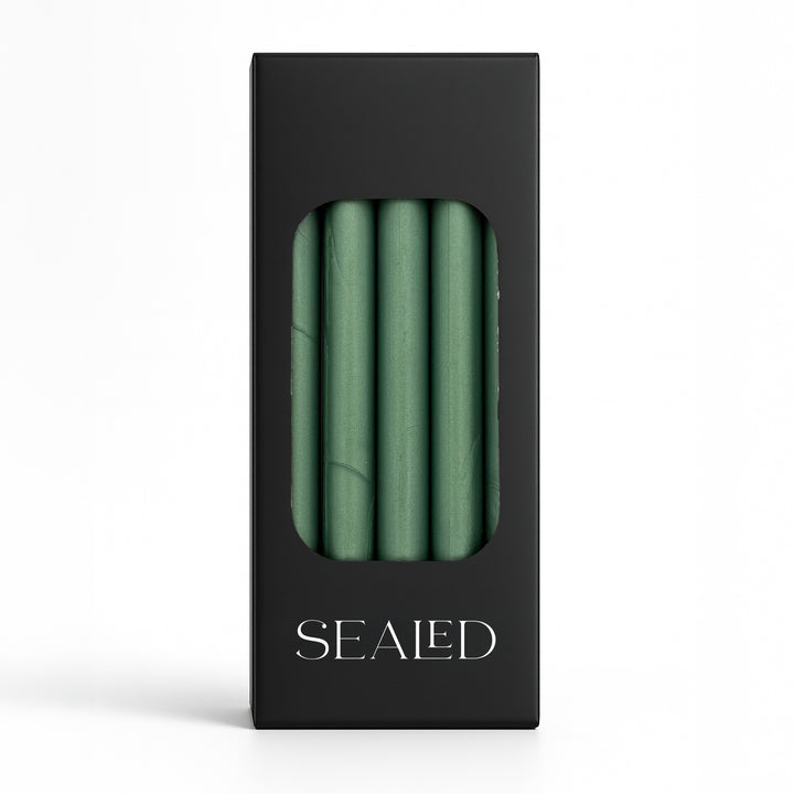 Siegelwachs Stangen 5er Set – Farbe Emerald
