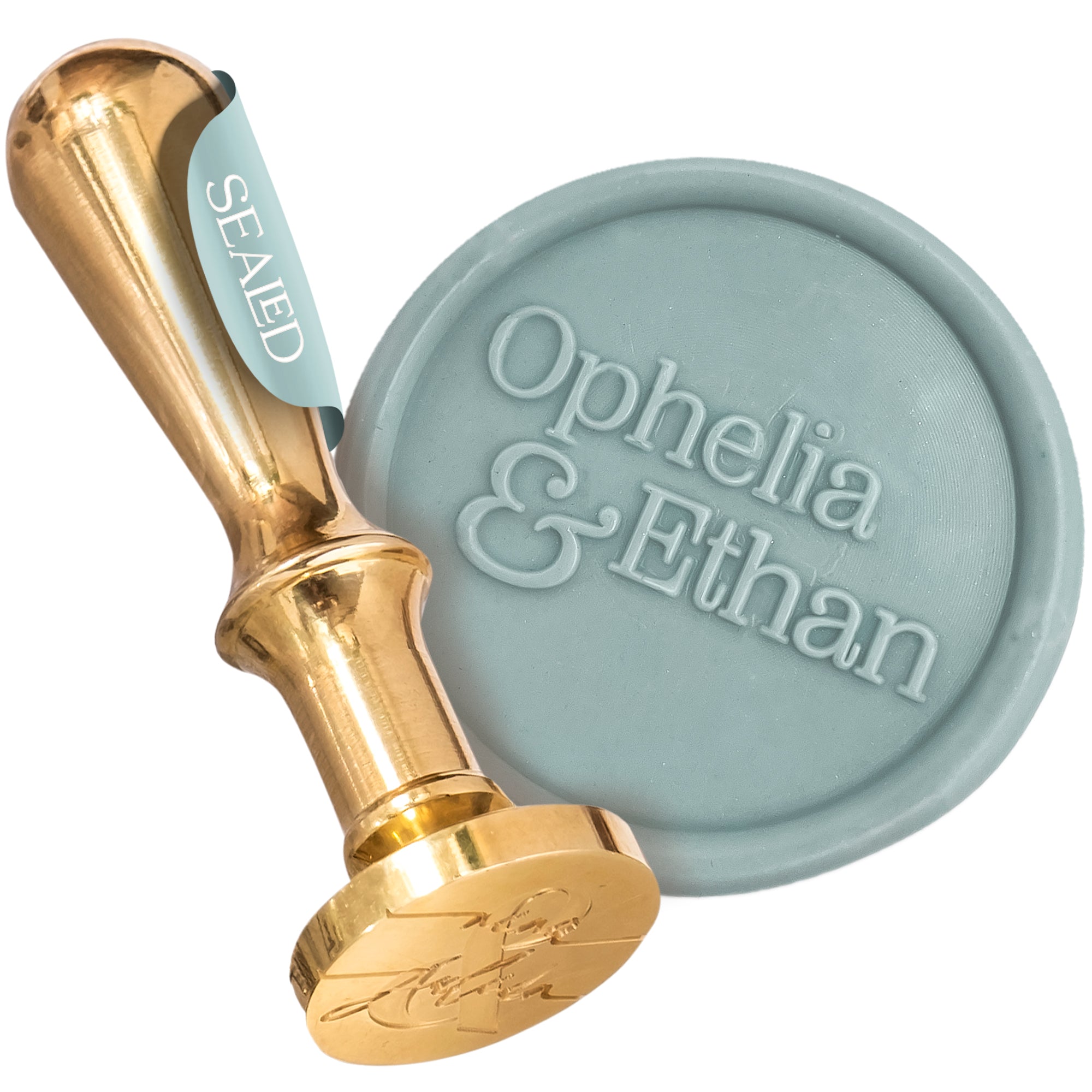Personalisierter Siegelstempel "Ophelia" - Wachssiegel Stempel mit anpassbaren Namen