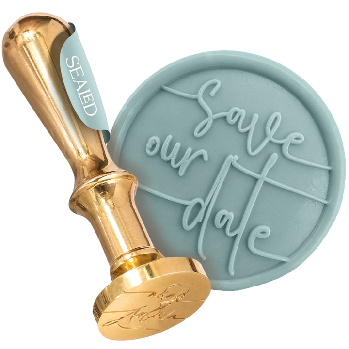Siegelstempel "Save Our Date"